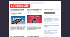 Desktop Screenshot of hafizmohd.com